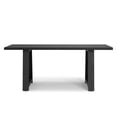thumbnail image 3 of Simpli Home Simpli Home Whitley 72 inch Wide Solid Mango Farmhouse Dining Table in Black, 3 of 10