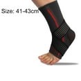thumbnail image 2 of Ankle Support Brace with Adjustable Wrap, for Heel Pain, Volleyball, Basketball, Running - Red, 2 of 5