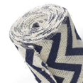 thumbnail image 2 of Cinta de yute AAYU azul con diseño chevron 7,5 cm x 13,5 m, paquete de 3, 2 of 5