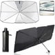 thumbnail image 1 of Car Sunshade Windshield Sun Shade, Titanium Silver Cloth Foldable Windshield Sun Shade Umbrella, 1 of 5