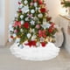 thumbnail image 4 of Falda de de Navidad, falda de blancos, estera redonda decorativa para de Navidad, falda de tul para decoración del, 4 of 7