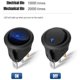 thumbnail image 2 of 10 piezas 12v Interruptor basculante iluminado LED 12v 3 posiciones enclavamiento Spst interruptor botón redondo para coche barco electrodomésticos, 2 of 5