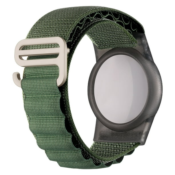 Pulsera ajustable para Airtag para niños y adultos, localizador antirrobo, funda protectora, correa de nylon para la muñeca