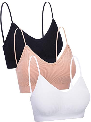 white v neck sports bra
