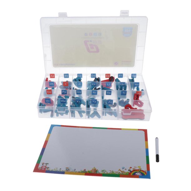 Pasta de letras magnéticas Sunnimix 1 Paquete con Tablero de Juguetes de educación Temprana