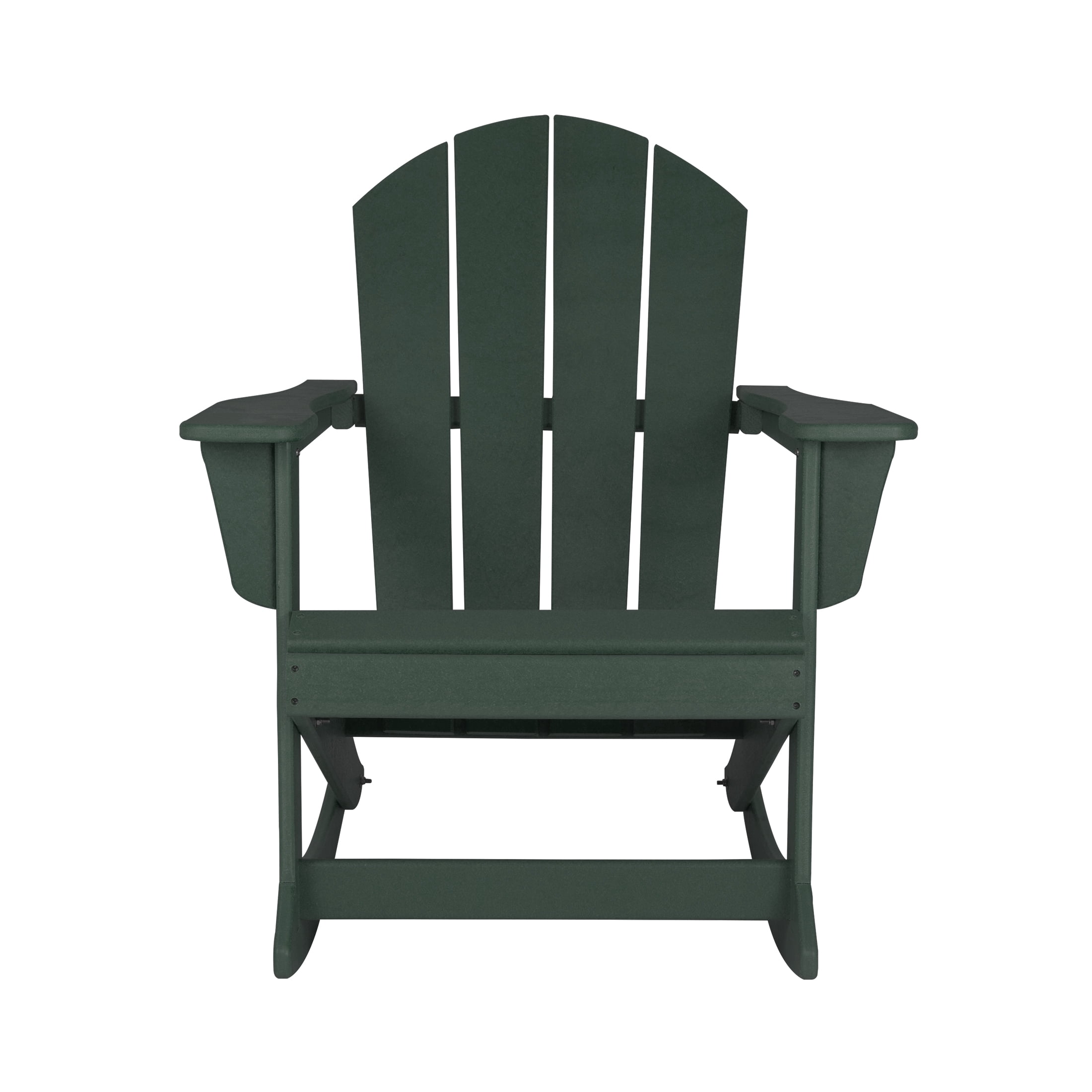 GARDEN Outdoor Adirondack Rocking Chairs for Patio (Set of 4), Dark Green