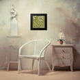 thumbnail image 4 of Zarris, Chariklia 15x15 Black Modern Framed Museum Art Print Titled - Medium Pistachio Paisley II, 4 of 5