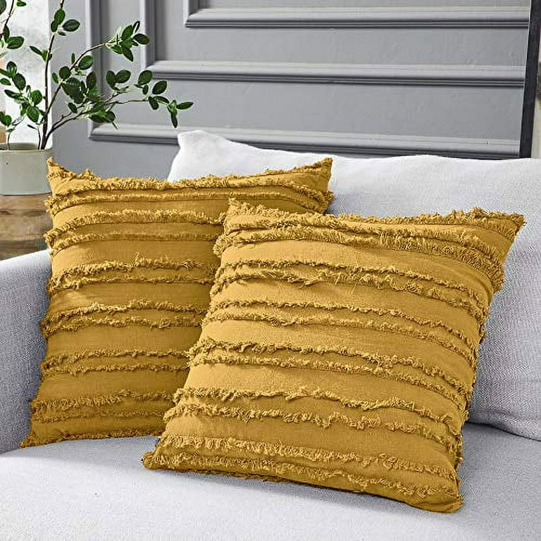 Mustard colour cushion covers online
