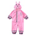 thumbnail image 1 of Chubasquero Cateissary para niños impermeable amarillo M con Paraguas de lluvia rosa L, 1 of 1