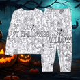 thumbnail image 2 of LIIPEE Halloween Graphic Pajamas For Boys Long Sleeve Tees And Pants Pajama Set 2 Piece Kids Autumn Comfortable Cute Everyday Sleepwear,5-6 Years, 2 of 4