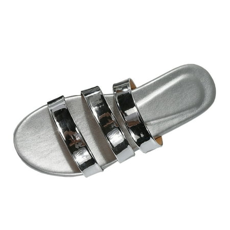 Jungdeepe Ladies Fashion Solid Color Bright Leather Thin Animal Slippers for Women Slippers Womens for Womens Clog Slippers Clear Slippers for Women Boot Slippers for Women Indoor Outdoor