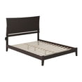 thumbnail image 2 of AFI Metro Queen Low Profile Wood Platform Bed Frame with Panel Headboard, Espresso, 2 of 7