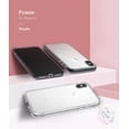 thumbnail image 2 of Ringke Fusion Case Compatible with iPhone XS, Transparent PC Back TPU Bumper Drop Protection Phone Cover - Smoke Black, 2 of 8