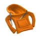 thumbnail image 2 of Cubierta de la perilla de la palanca de cambios del coche, Protector de la palanca de cambios, Sudadera con capucha, decoración, Universal, Naranja, 2 of 7