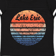 thumbnail image 4 of Inktastic Lake Erie Distressed Retro Sunset Boys or Girls Toddler T-Shirt, 4 of 5