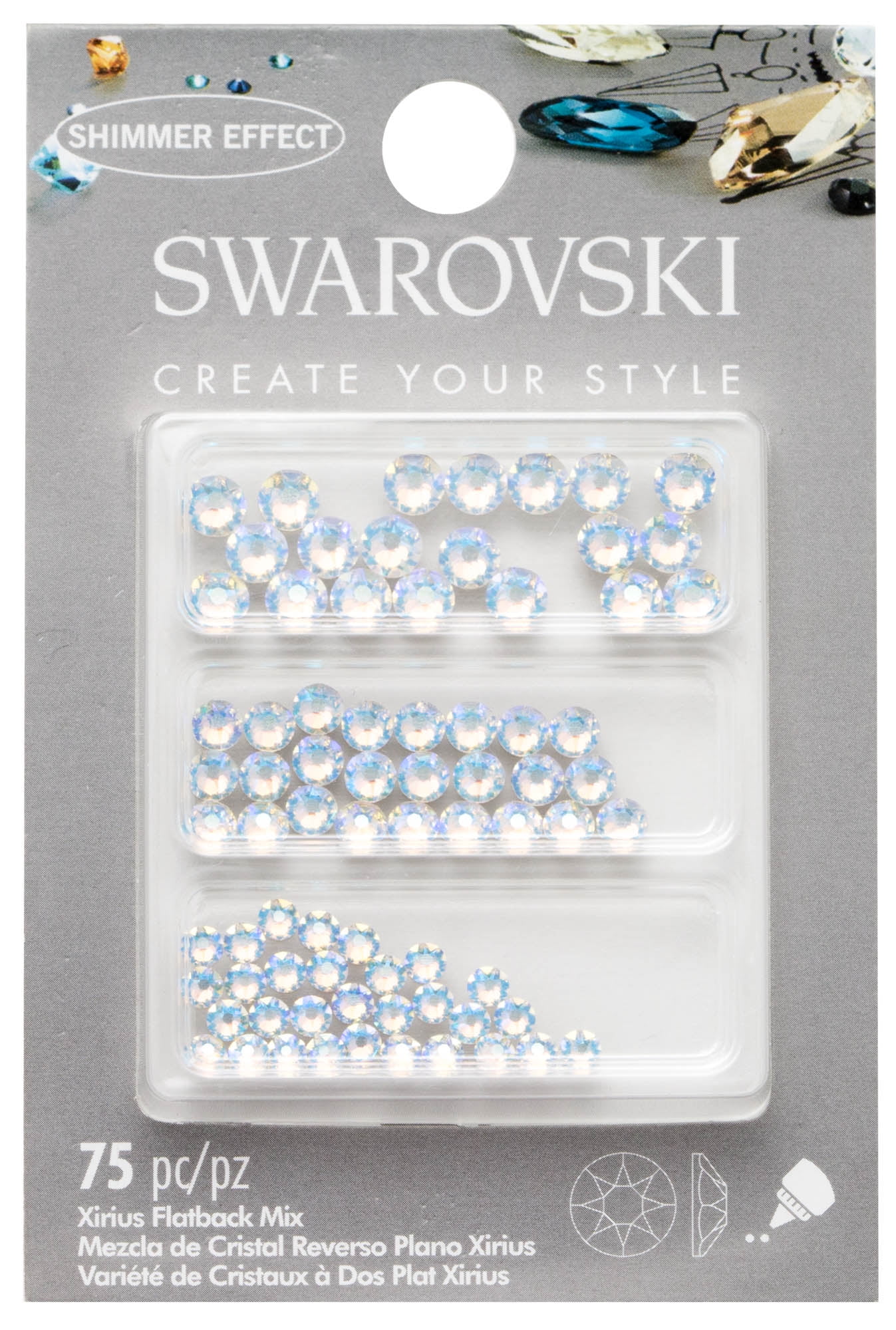 Swarovski Crystal Light Siam Shimmer Flatback Rhinestones in SS20 or S –  Jeravae
