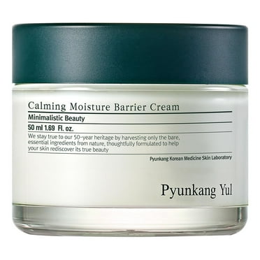 Pyunkang Yul [PKY] Calming Moisture Barrier Cream Instantly Soothes Sensitive Skin, Hyaluronic Acid & Ceramide for Hydration, Vegan, Korean Skincare (1.69 Fl. Oz, 50ml)