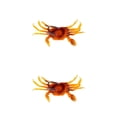 thumbnail image 3 of Injueey cangrejos de simulación herramienta de cebo de silicona señuelo de pesca artificial señuelos cabeza agua salada agua dulce 10 cm 30 10cm 30g/Naranja 2Conjunto, 3 of 6