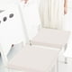 thumbnail image 5 of Cojín Largo Beige para Soporte Lumbar en Escritorio, Silla de Oficina, Jardín Cuadrado, Cojín de Asiento Cómodo para Patio Exterior, Silla de Comedor, Taburete, 5 of 6