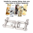 thumbnail image 4 of Grillete Giratorio de Acero inoxidable, Dispositivo Marino, Barco, Yate, Camping, Conector de Cadena de Pesca, 4 of 7