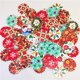 thumbnail image 5 of 50 Uds Botones de Madera Navidad JAMW Adornos Costura, 5 of 5
