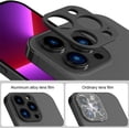 thumbnail image 4 of Southwit 3-Pack for 13 Pro 6.1 inch/iPhone 13 Pro Max 6.7 inch Camera Lens Edge Protector Film, No Tempered Glass Aluminum Alloy Frame Protector, [Scratch-Resistant] [Easy to Install] - Black, 4 of 5