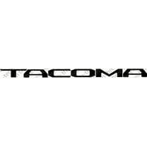 2016  Toyota Tacoma Letter Fill with Black Vinyl Decal Sticker Tailgate Inserts