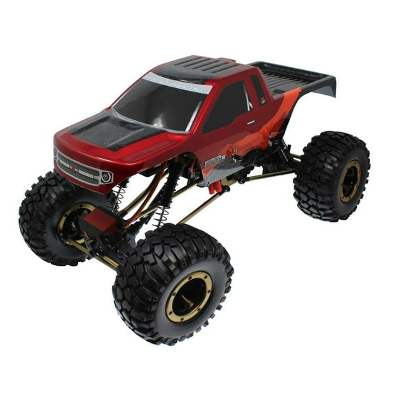 Redcat Racing Everest 10 1:10 Scale Rock Crawler Electric Brushed RC Truck, Red