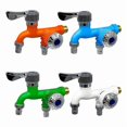 thumbnail image 5 of 1/2" Universal Interface Faucet Double Outlet Dual Control Water Tap Home Bathroom Hose Irrigation Fitting Plastic Connector, 5 of 5