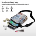 thumbnail image 7 of HELLHERO Berry-Dream-Capybara Shoulder Purse for Men, Women Polyester Crossbody Sling Bags with Adjustable Shoulder Strap, 7 of 7