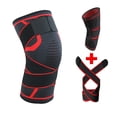 thumbnail image 1 of Soporte De Rodillera Mangas De Compresión Rodilleras Acolchadas Para Montañismo Running (Xxl Rojo) Tmvgtek Para Estrenar, 1 of 5