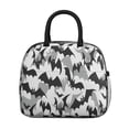 thumbnail image 2 of Womens Black and Gray Halloween Bats Lunch Box for Work,Insulated Lunch Bag for Women,Loncheras Para Mujer,Leakproof Adult Lunch Bag for Work,Beach,Travel,Picnic,Camping, 2 of 7