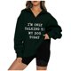 thumbnail image 1 of Tops Para Mujer Blusas de Manga Larga Moda Casual Impreso Cuello Vuelto Camiseta Suelta Otoño Jersey Odeerbi  ODB185264, 1 of 6