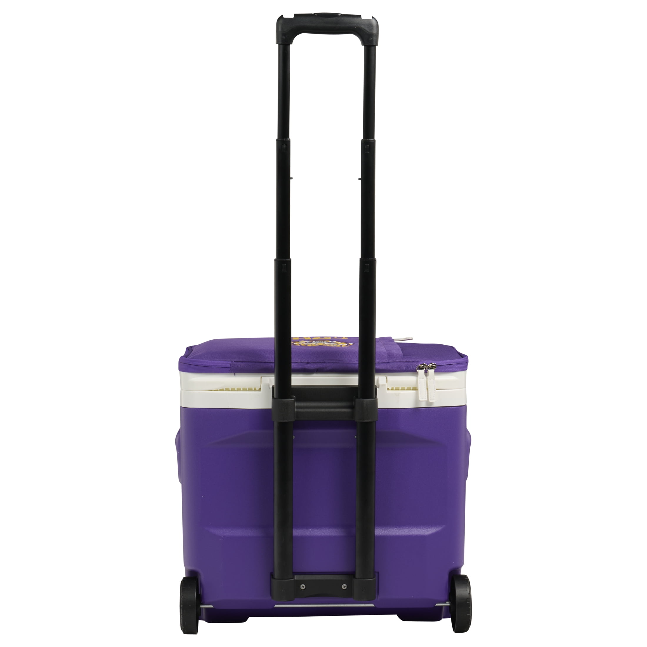 University of LSU Tigers 28 QT Laguna Soft Top Wheeled Cooler by Igloo, Purple