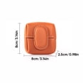 thumbnail image 3 of CUZIBR Mini Jewelry Case Snap Button Closure Compact Portable Storage Pouch Divided Interior For Rings Earrings Necklaces Small Cosmetic Items Women Travel Daily Carry Bag, 3 of 9