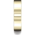thumbnail image 3 of Womens 14K Yellow Gold, 6.0mm Flat Comfort-Fit Wedding Band (sz 14), 3 of 3