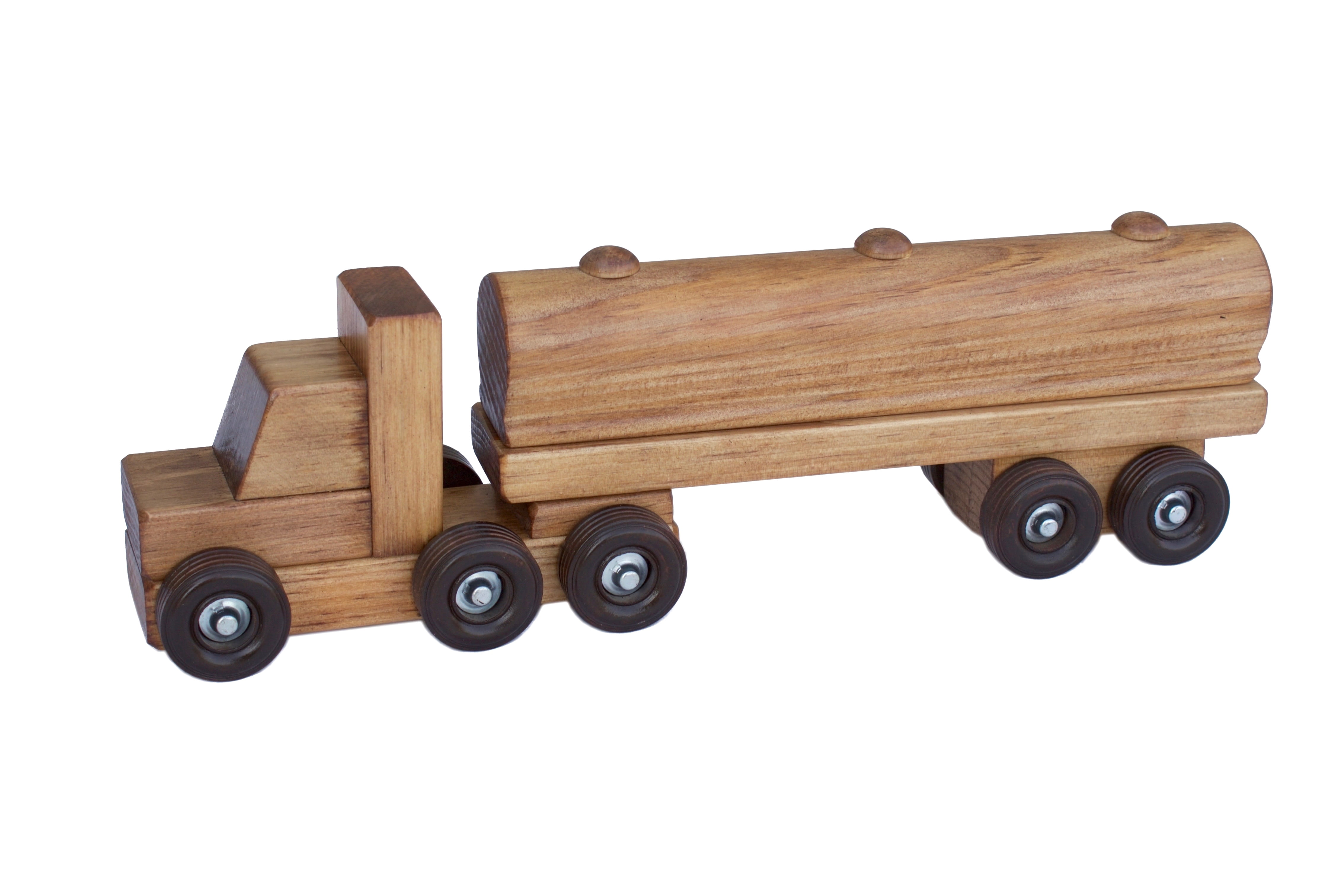 small wooden trucks