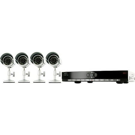 SVAT TWR1-4CH-300 User Friendly Web Ready DVR Security System with 4 Indoor/Outdoor Night Vision Surveillance Cameras