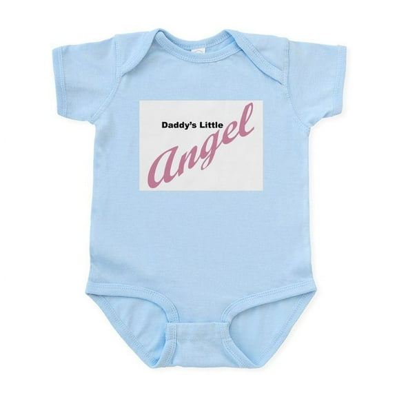 CafePress - Daddy's Little Angel (Pink) Baby Creeper - Baby Light Bodysuit, Size Newborn - 24 Months