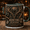 Black, variant on Hunting Mug 3D Effect Deer Antlers Field Ready Gift for Hunters