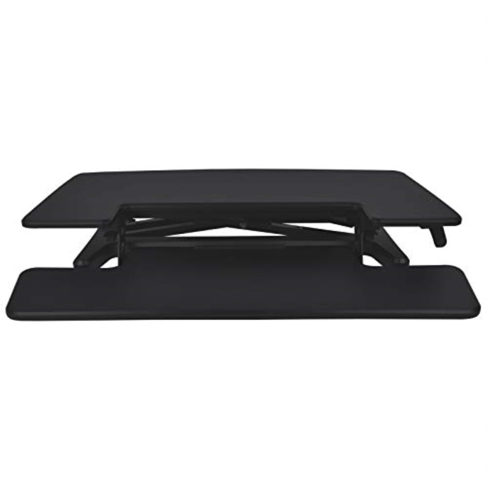 SilverStone Technology DR01B 34.6 in. Monitor Riser Adjustable Standing Desk, Black