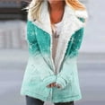 thumbnail image 2 of Plus Size Winter Coats for Women, Women Plus Size Winter Warm Composite Plush Button Lapels Jacket Outwear Coat Shacket Jacket for Fall, Winter Gift for Women, 2 of 5