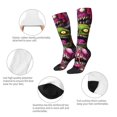 thumbnail image 3 of Naloa Monstrous Cartoon Characters Knee Socks, High Socks Long Stretchy Sock Women Knee High Stocking, Long Socks for Women, 3 of 6