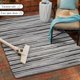 thumbnail image 2 of Alfombra Ramanta Home tejida a mano, 100% algodón, 91 x 152 cm, color gris, 2 of 9