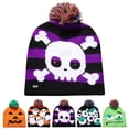 thumbnail image 2 of Light up Hat Creative Funny Knitted Hat LED Beanie Hat for Halloween Party, 2 of 8