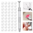 thumbnail image 4 of Juego de pinceles para decoración de uñas Dr.Nail, 62 unidades, con pincel delineador de rayas, 4 of 6