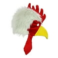 thumbnail image 5 of Nicky Bigs Novelties Fuzzy Chicken Hat Mask Costume Accessory, One Size, 5 of 8