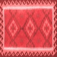 thumbnail image 1 of Ahgly Company Indoor Square Oriental Red Traditional Area Rugs, 7' Square, 1 of 4