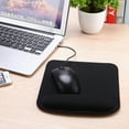 thumbnail image 2 of LEAQU Office Mouse Pad with Wrist Support, Ergonomic Gaming Desk Mouse Pad, Fabric Base for Laptop, 2 of 9