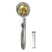 Pressurized Showerhead High Pressure ABS Propeller Shower Heads Saving Water Handheld Showerhead